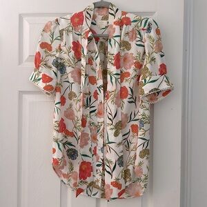 Like new Kate spade tie neck blouse